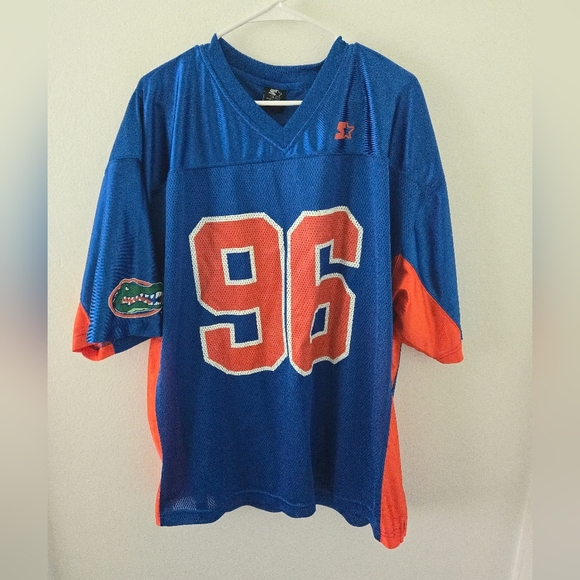 FLORIDA GATORS STARTER 90S JERSEY NCAA Vintagr DEADSTOCK Mens Size XXL #96 - Picture 1 of 6